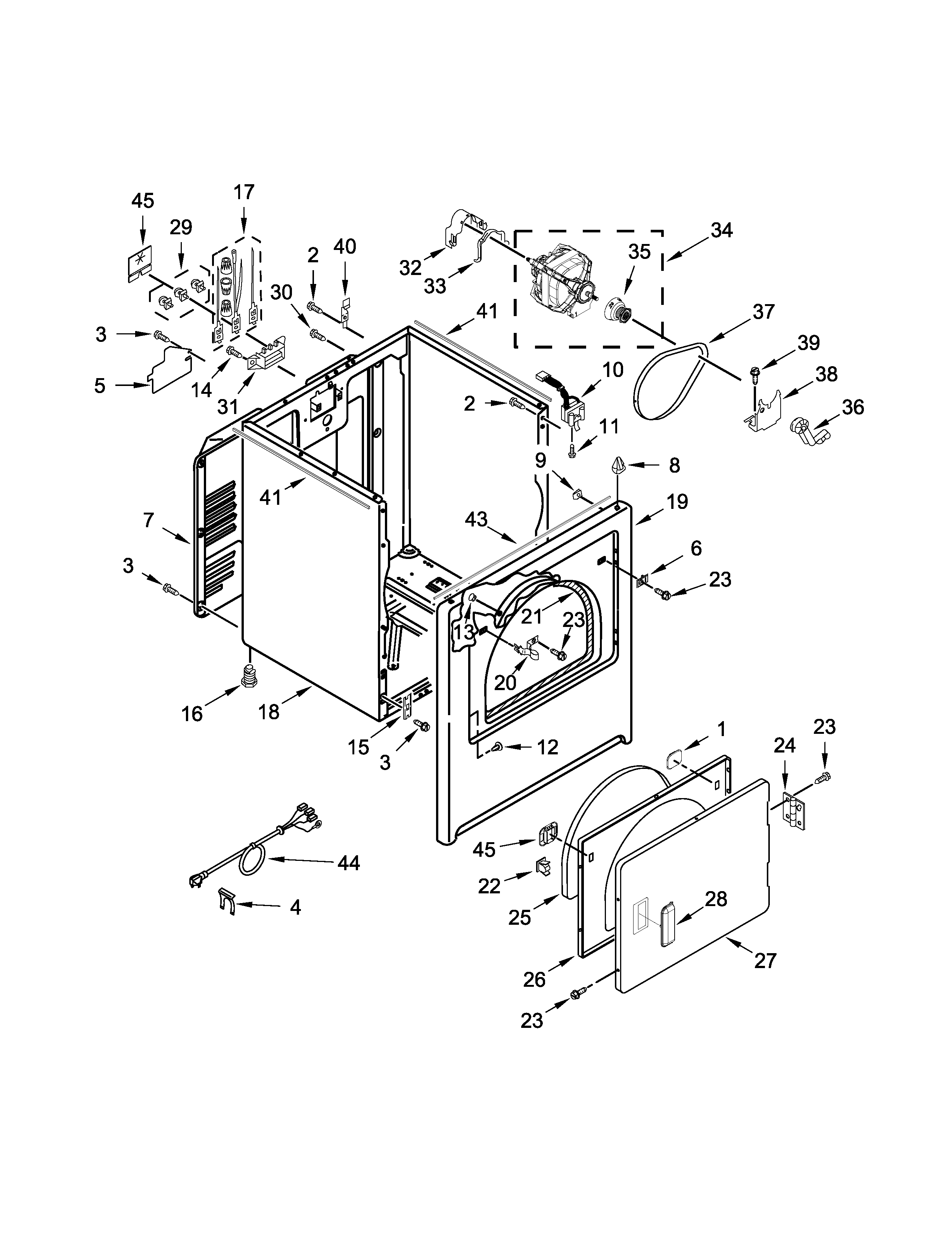 CABINET PARTS