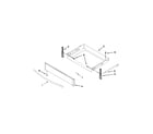 Whirlpool YWEE745H0FE0 drawer parts diagram