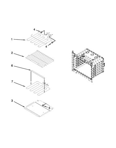 Internal oven parts
