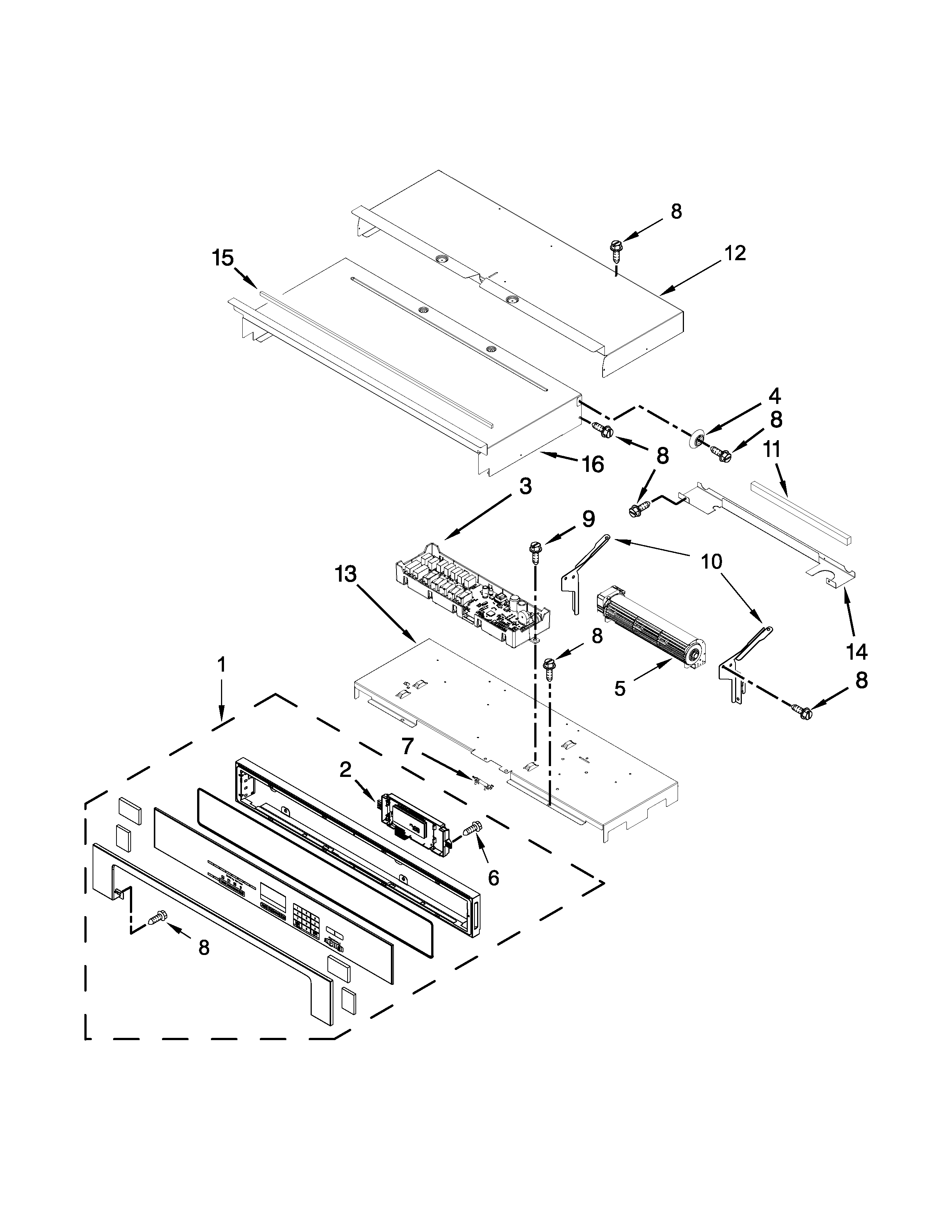 Control panel parts