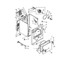 Whirlpool YWED4815EW1 cabinet parts diagram