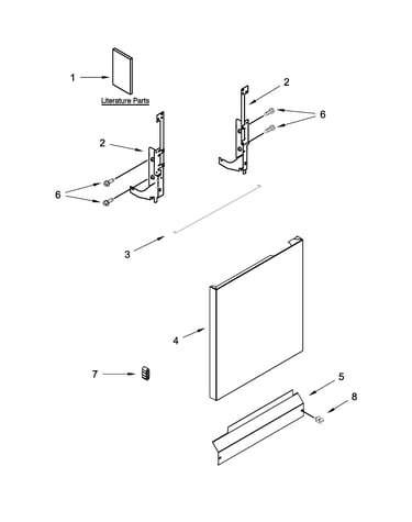 Door and panel parts