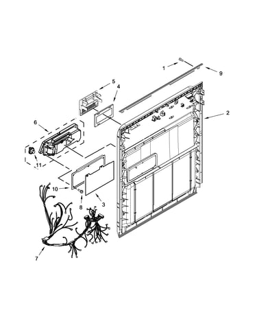 Inner door parts