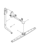 Upper wash and rinse parts
