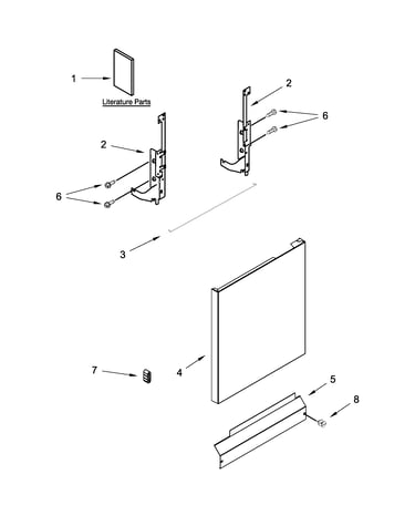 Door and panel parts