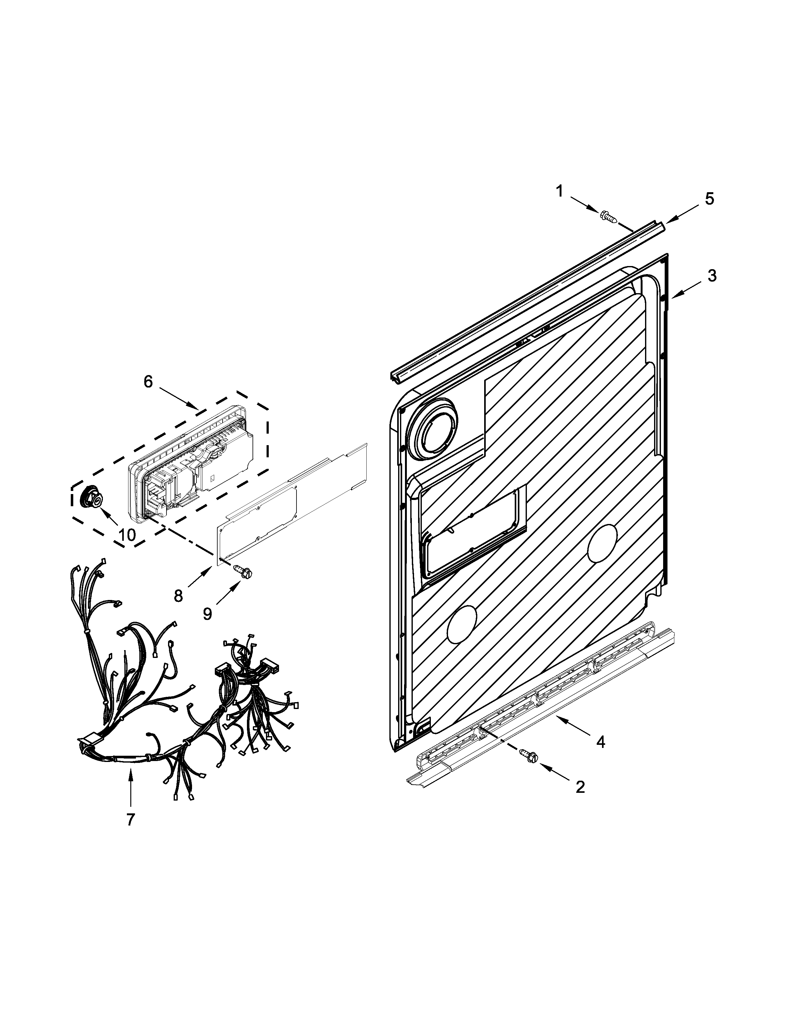 Inner door parts