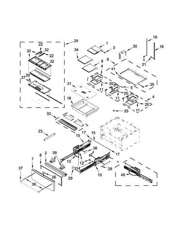 Shelf parts