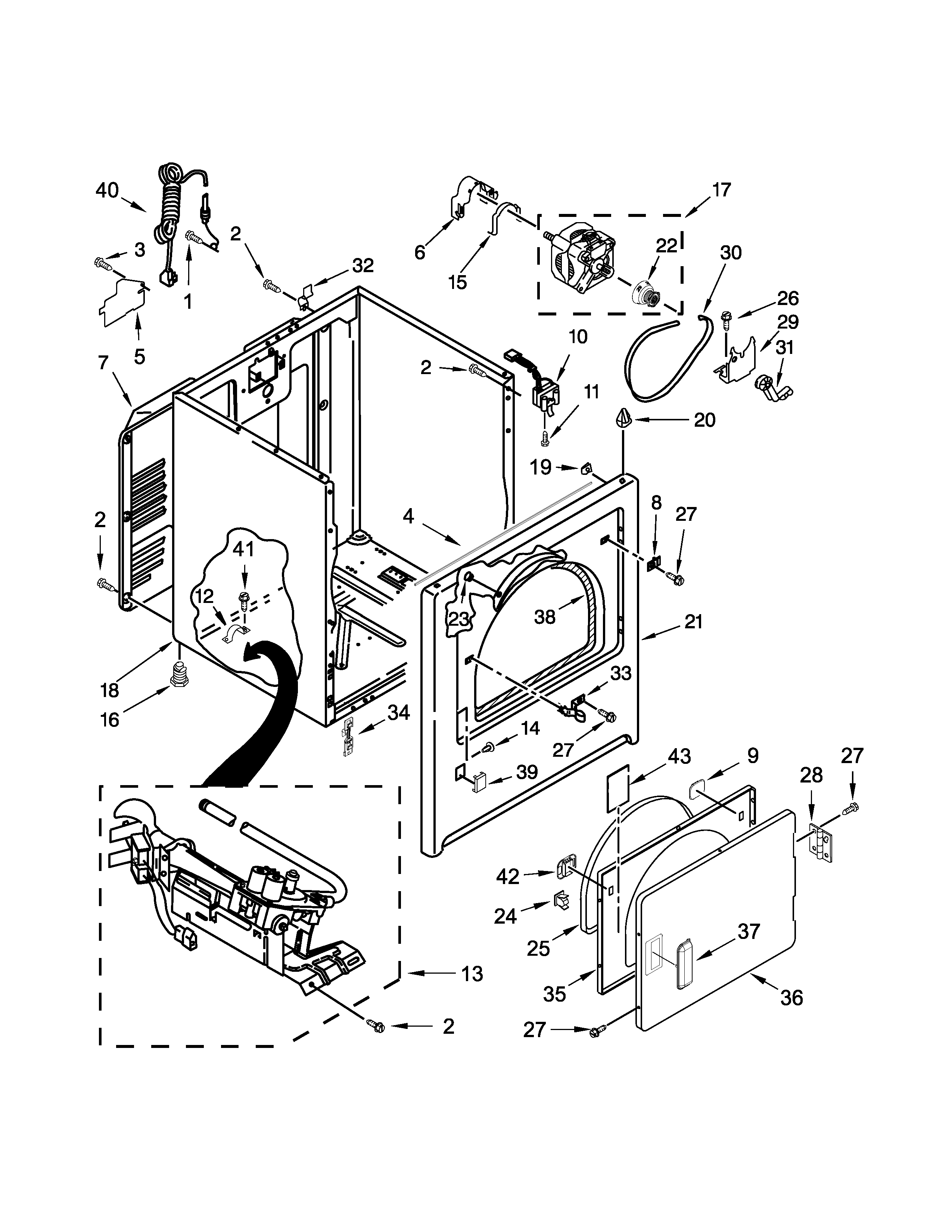 Cabinet parts
