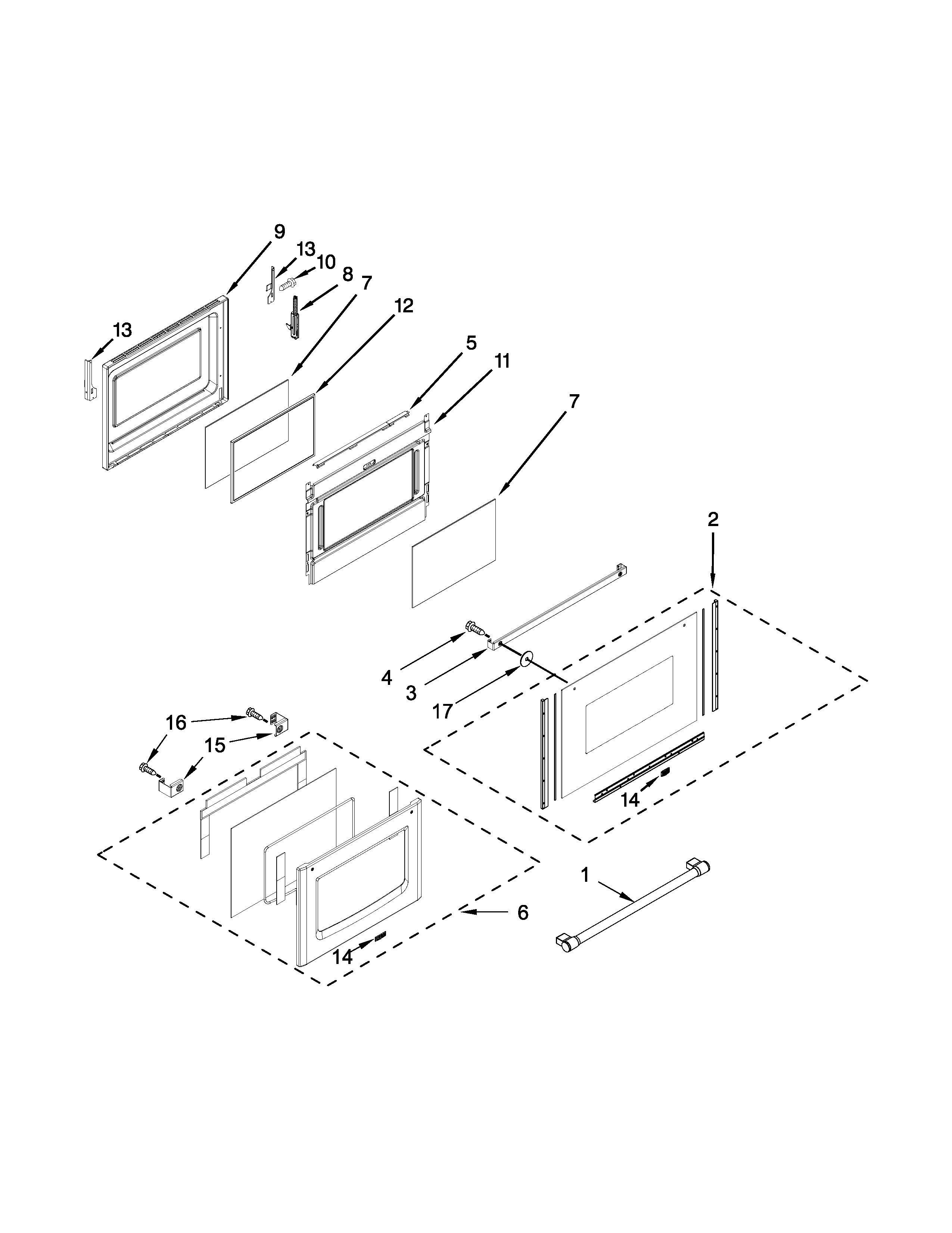 LOWER DOOR PARTS