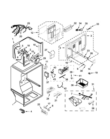 Liner & icemaker parts