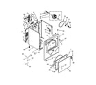 Whirlpool YWED4915EW1 cabinet parts diagram