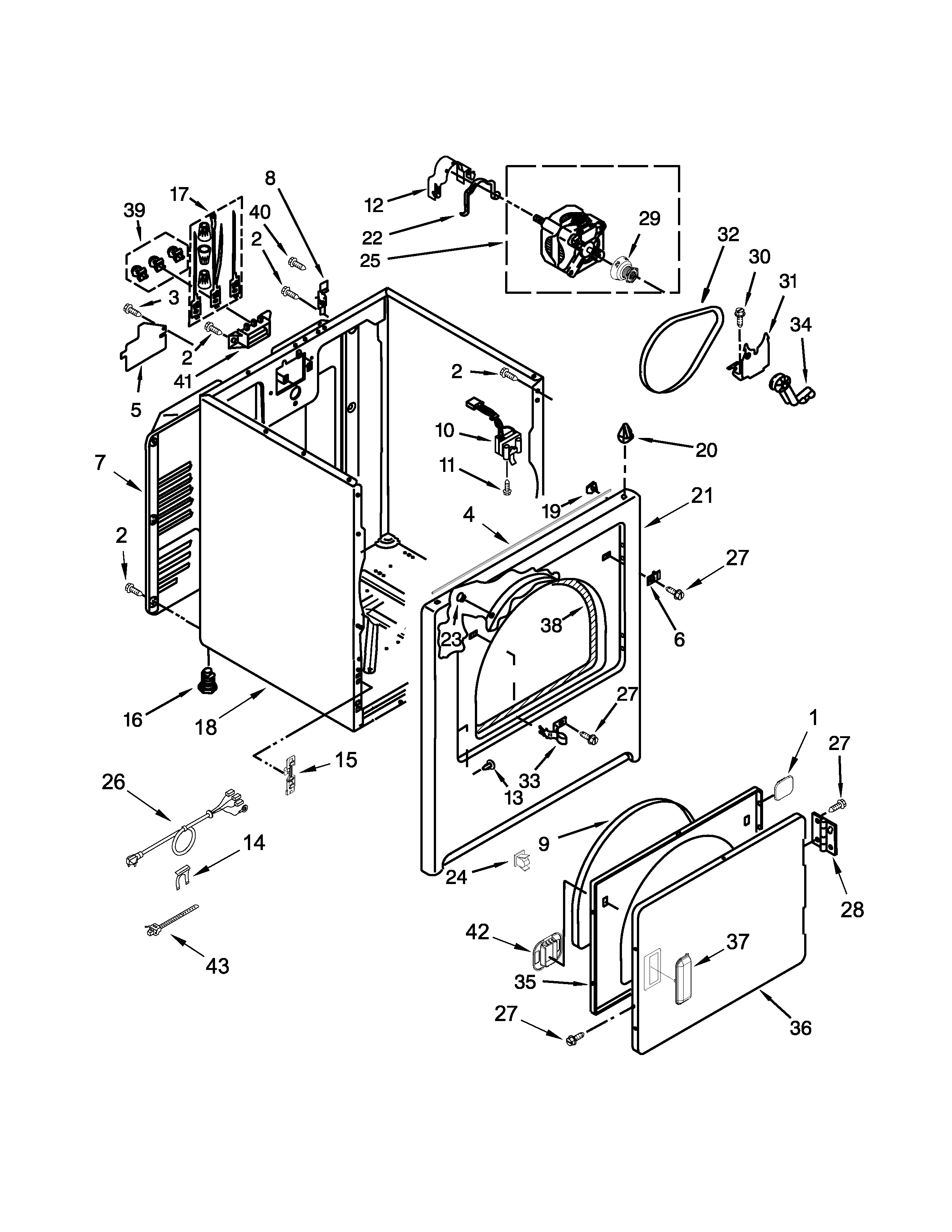 Cabinet parts