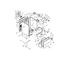 Whirlpool YWED7300DW1 cabinet parts diagram
