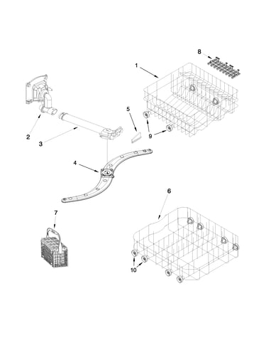 Dishrack parts