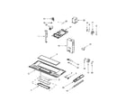 Whirlpool WMH31017AS4 interior and ventilation parts diagram
