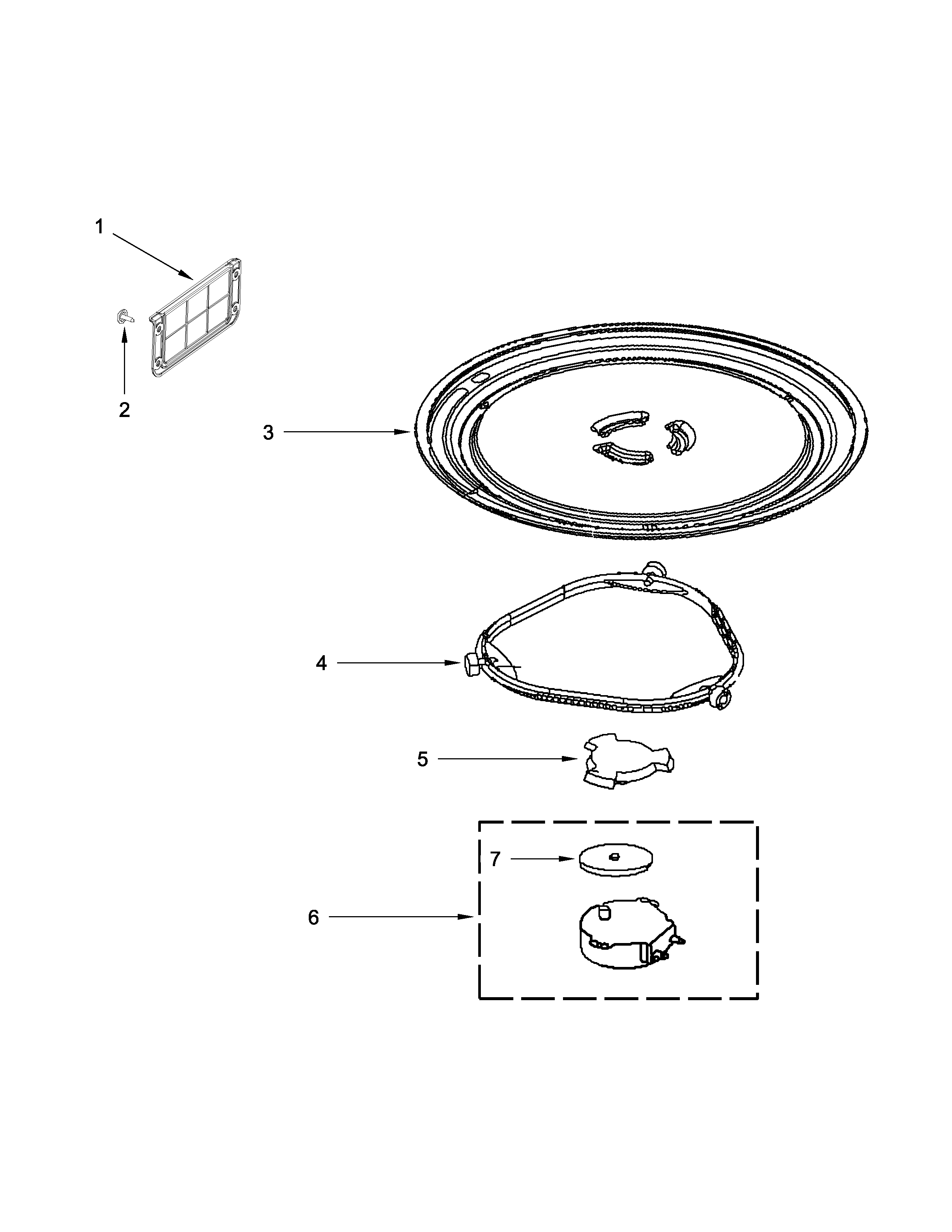 TURNTABLE PARTS