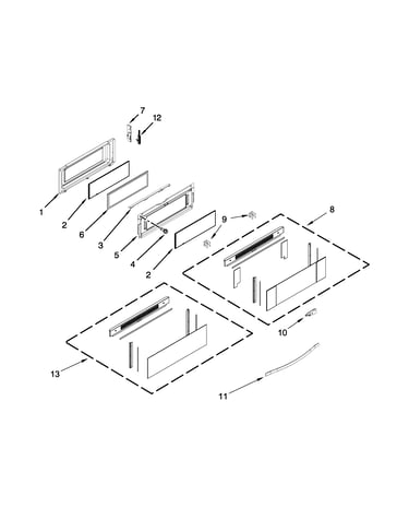 Upper door parts