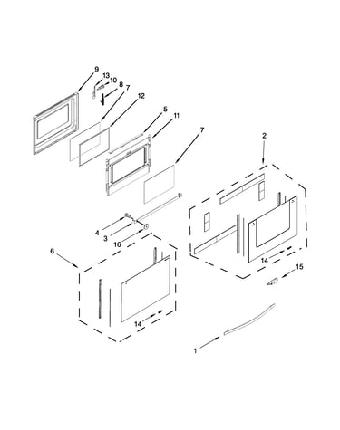 Lower door parts