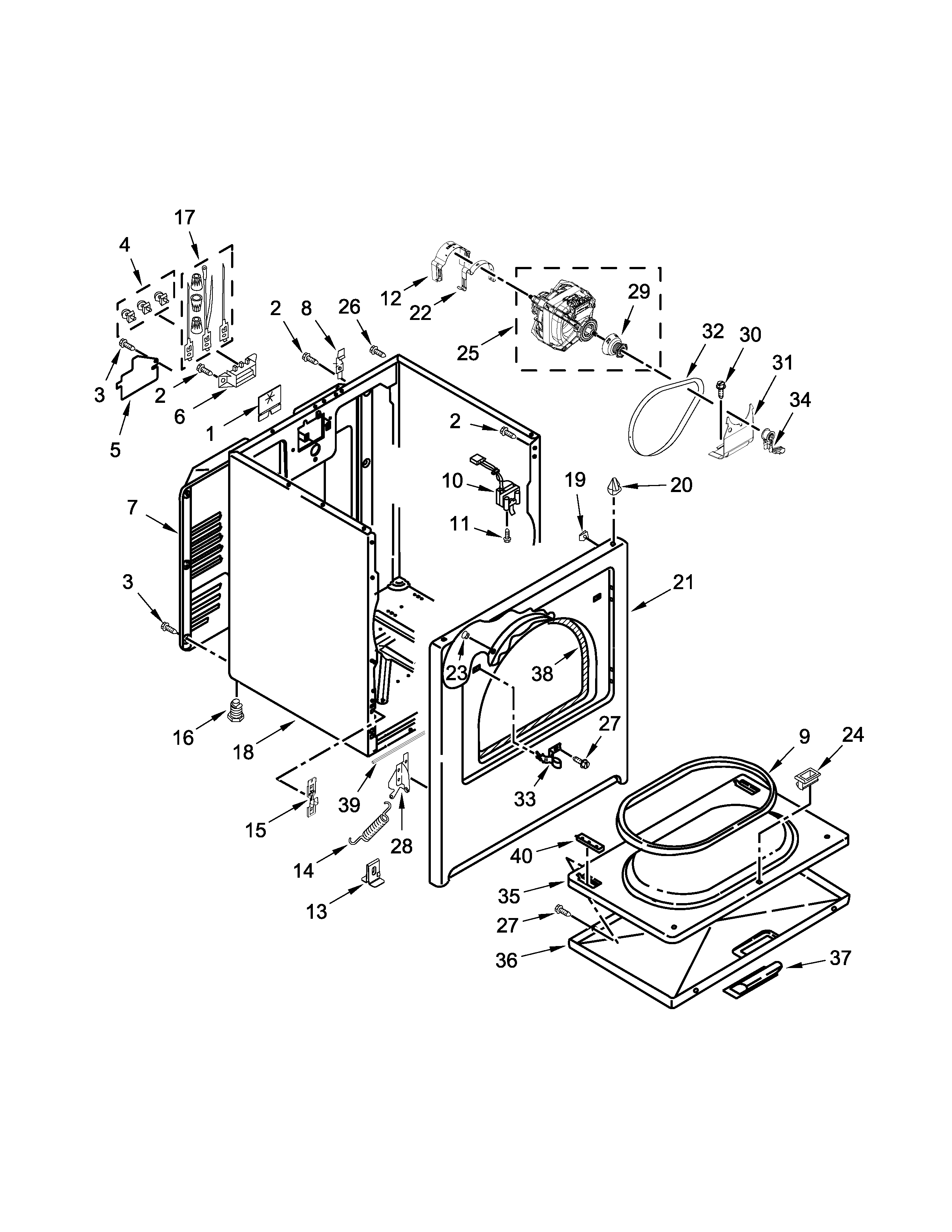 Cabinet parts