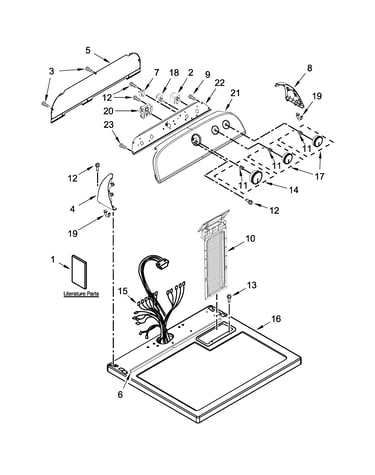 Top and console parts