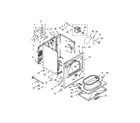 Whirlpool YWED4916FW0 cabinet parts diagram