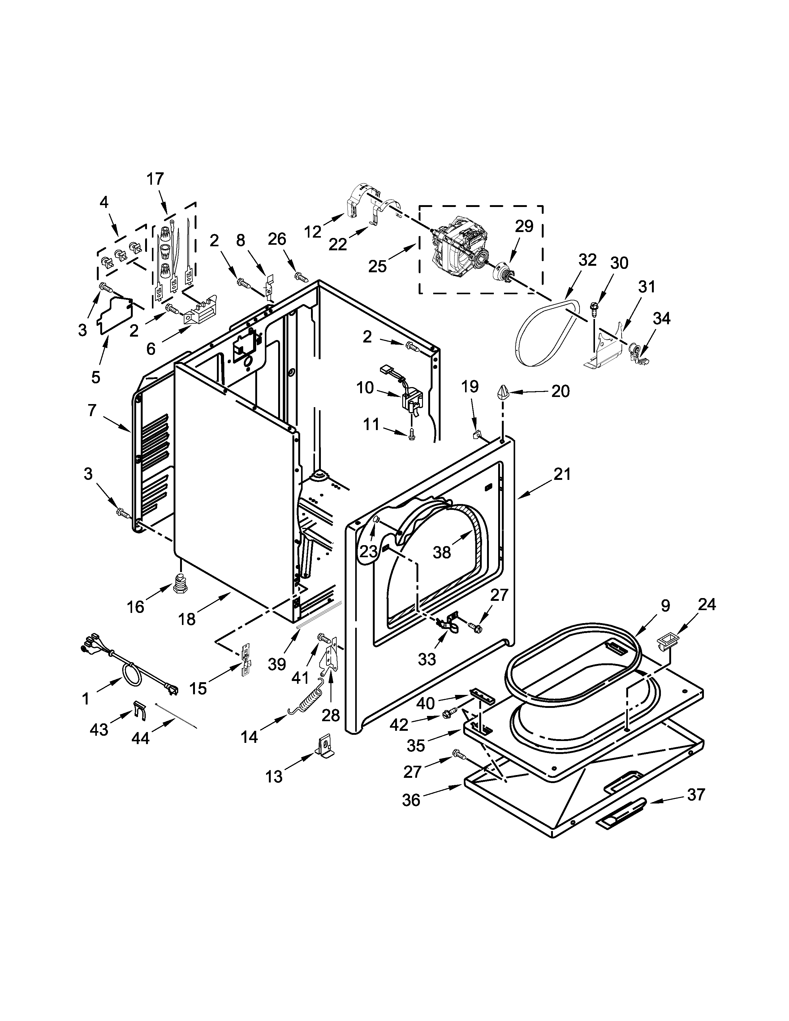 Cabinet parts