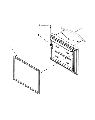 Freezer door parts