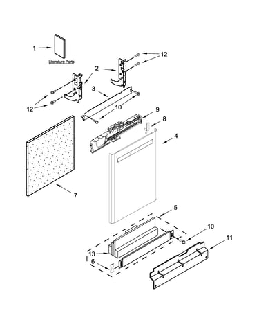 Door and panel parts