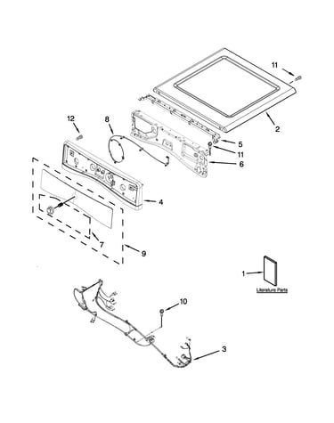 Top and console parts