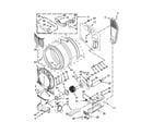 Amana YNED5800DW1 bulkhead parts diagram