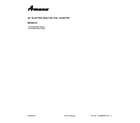 Amana ACC6340KFB00 cover sheet diagram