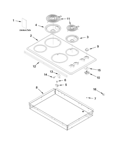 Cooktop parts