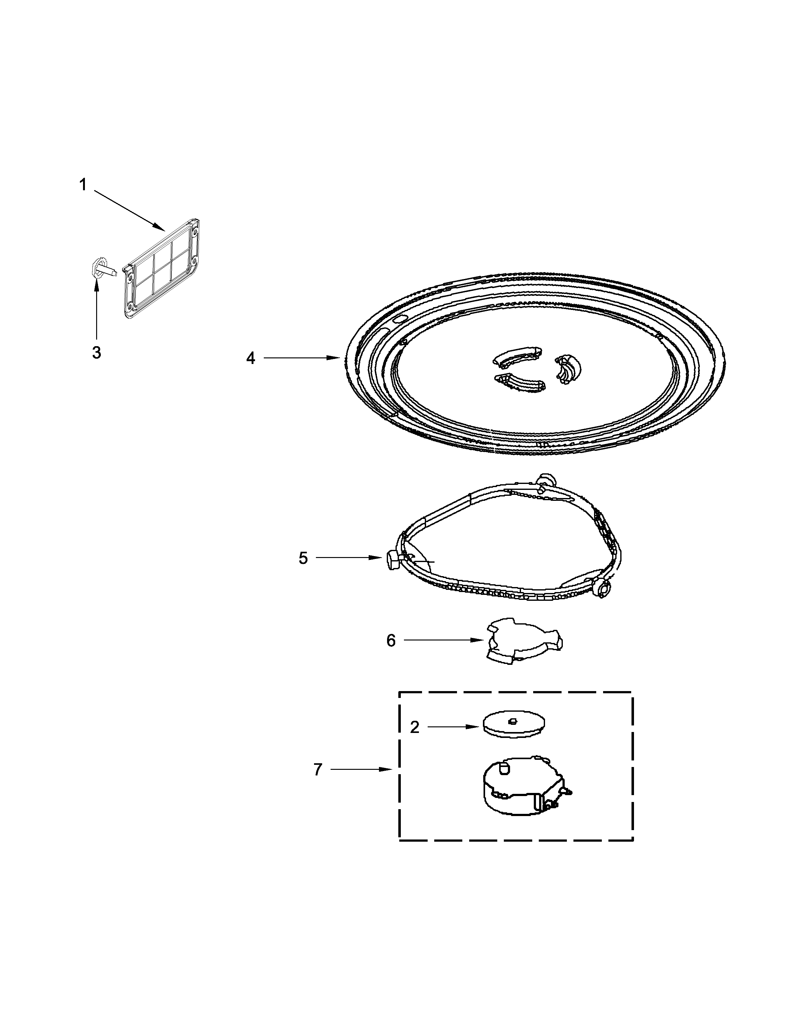 Turntable parts