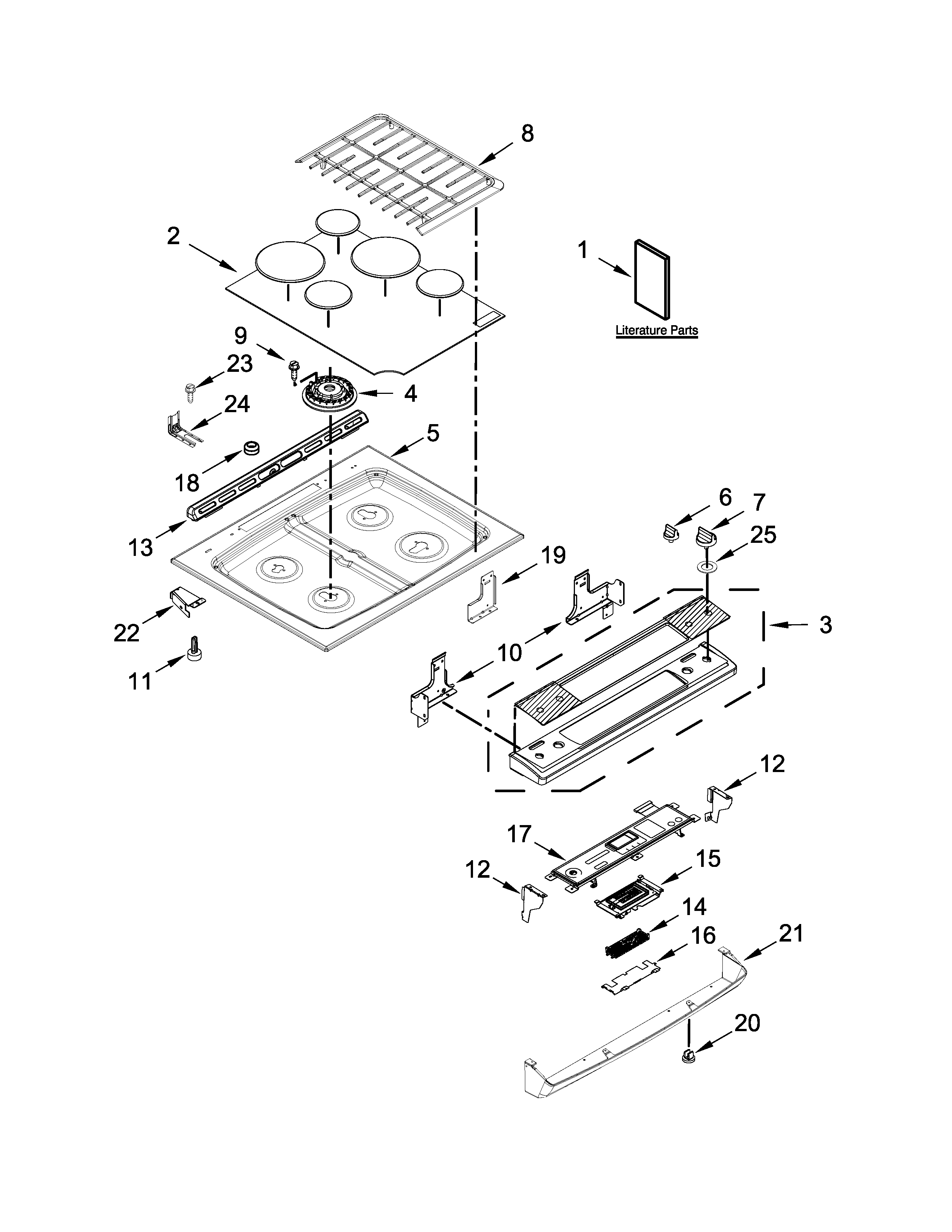 COOKTOP PARTS