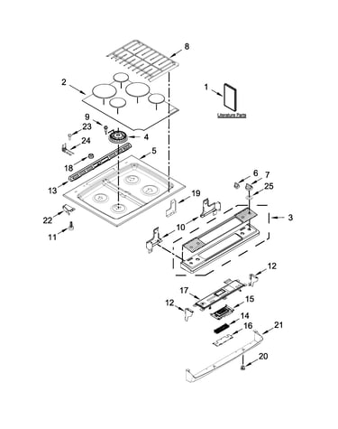 Cooktop parts