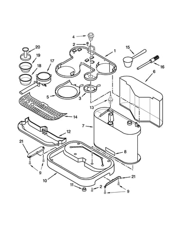 Lower housing and base parts