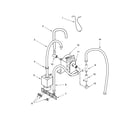 KitchenAid KES2102MS0 pump assembly parts diagram