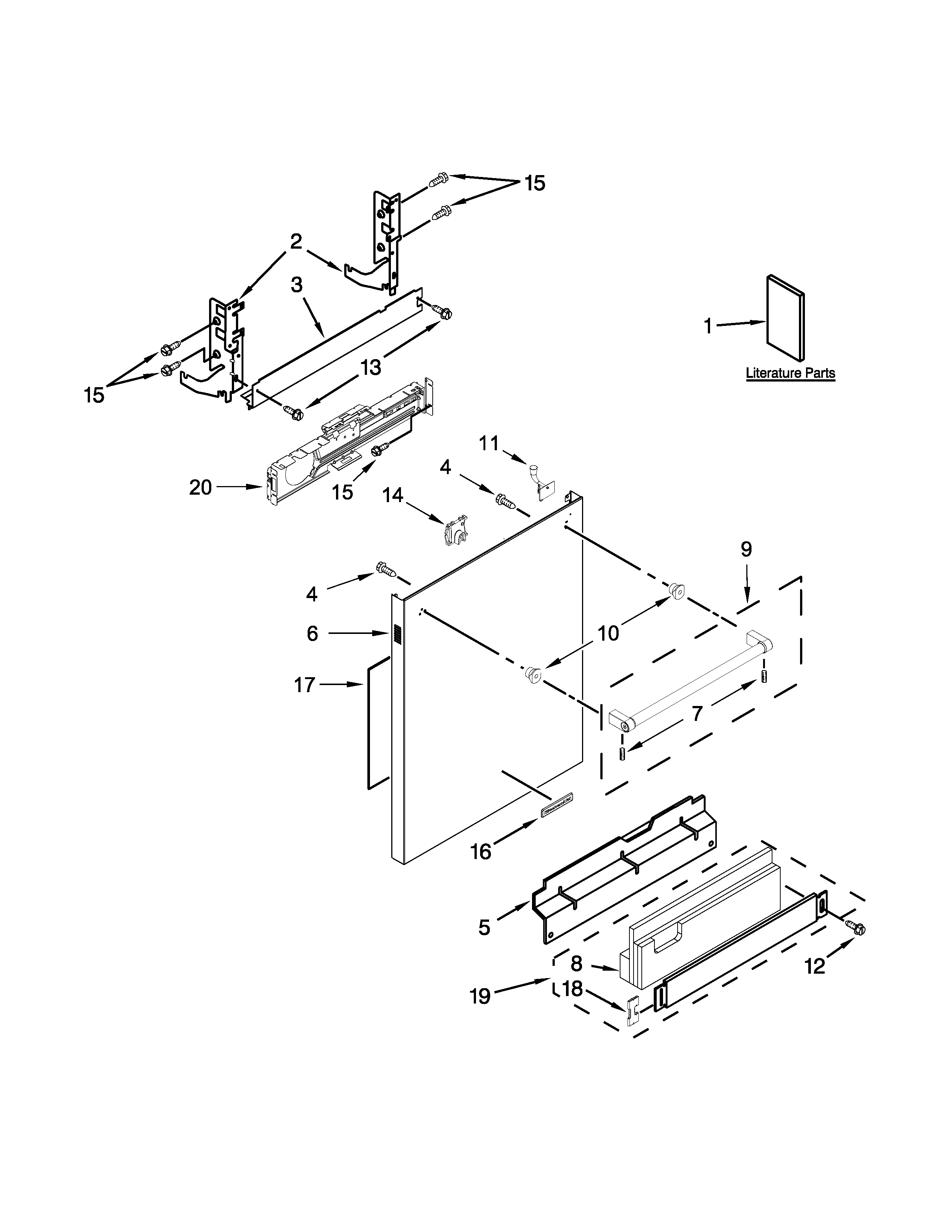 Door and panel parts