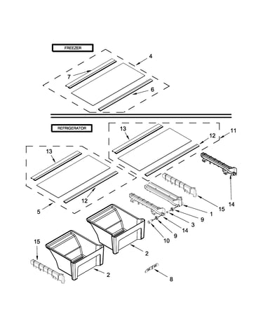 Shelf parts
