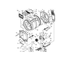 Whirlpool WED9500EC0 bulkhead parts diagram