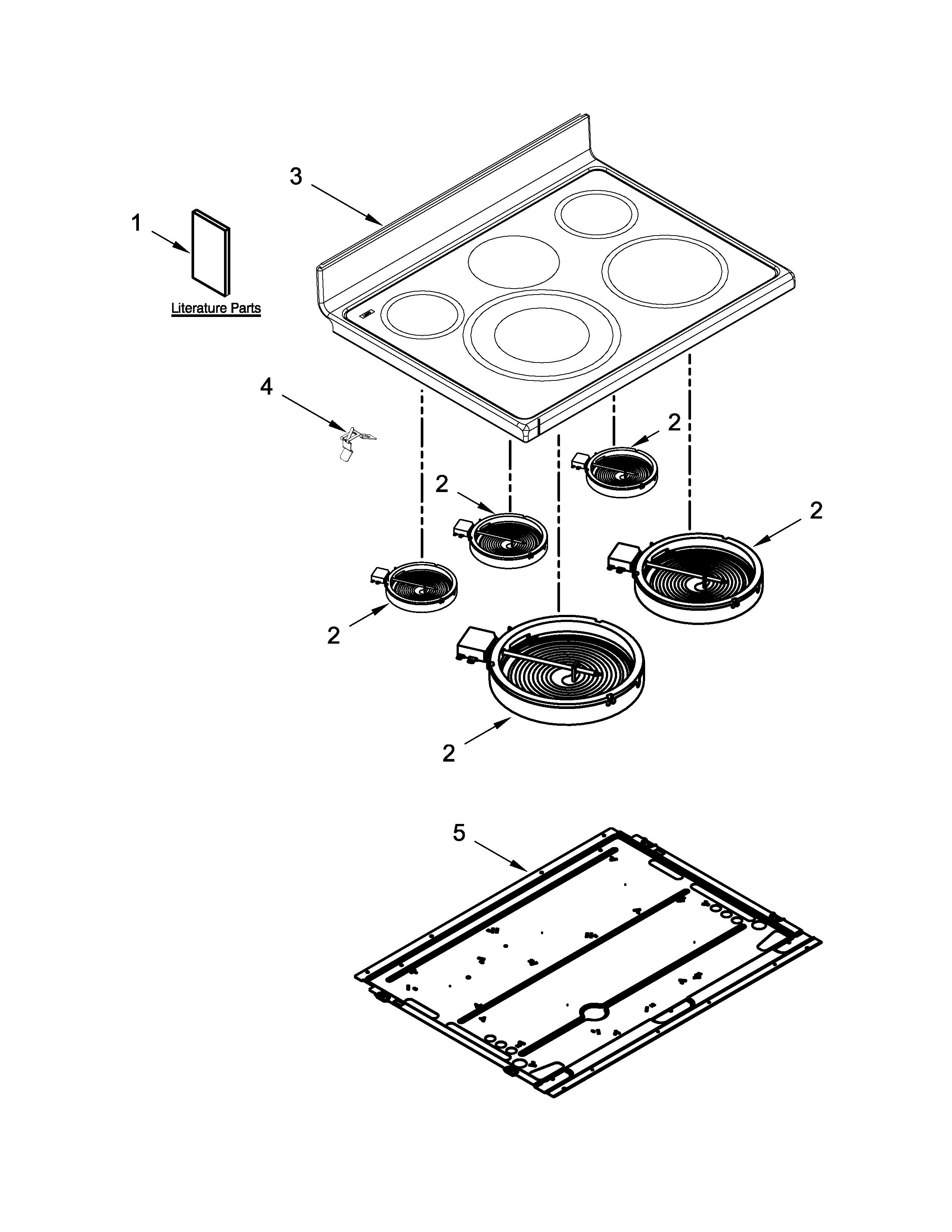 Cooktop parts