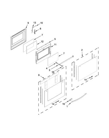 Lower door parts