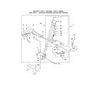 Whirlpool CGD9050AW1 burner assembly parts diagram