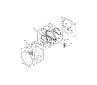 Whirlpool CGD9050AW1 door parts diagram