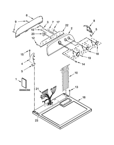 Top and console parts
