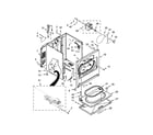 Whirlpool WGD4916FW0 cabinet parts diagram