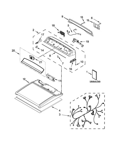 Top and console parts