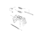 KitchenAid YKMHS120EB1 cabinet and installation parts diagram