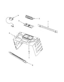 Cabinet and installation parts