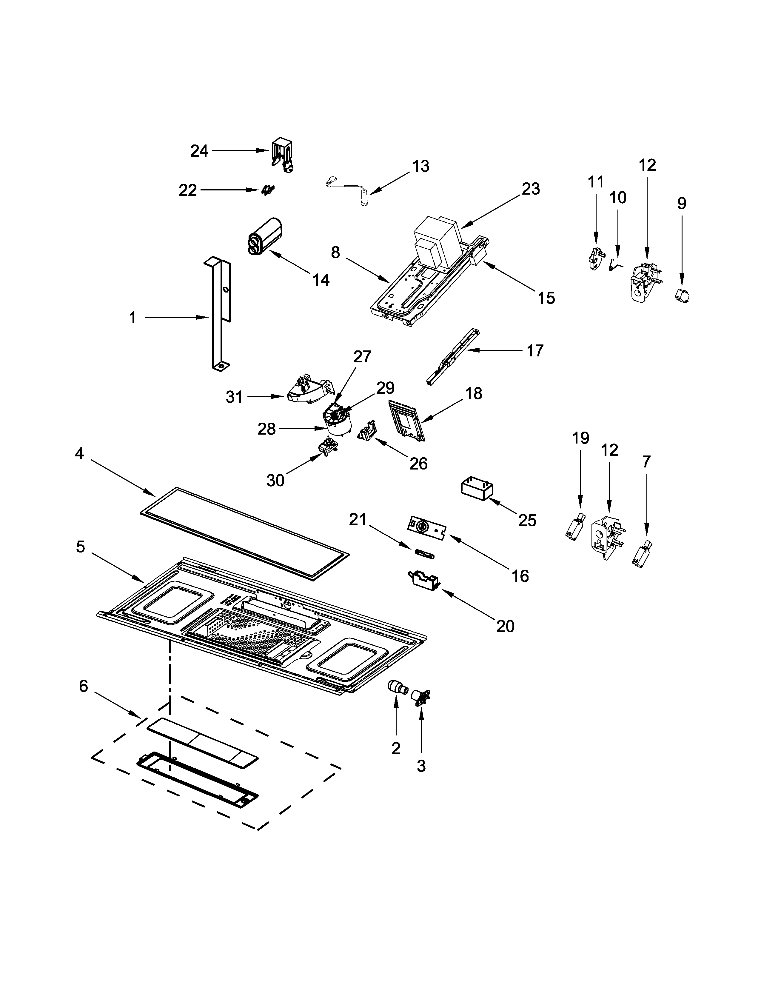 INTERIOR AND VENTILATION PARTS